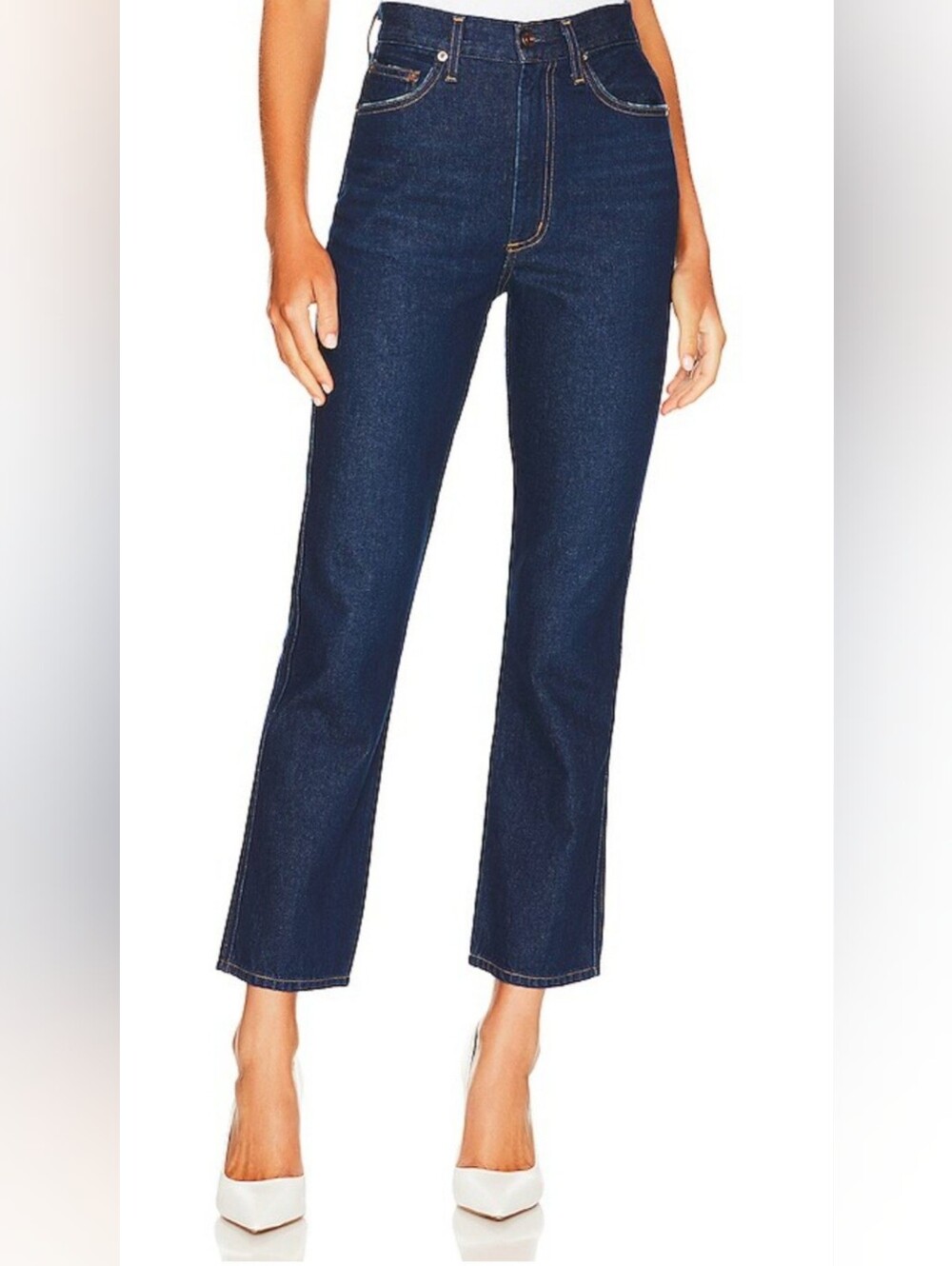 AGOLDE Pinch Waist High Rise Kick in Radio Size 25"